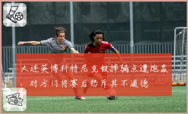 大连英博科特尼克假摔骗点遭炮轰，对方门将赛后怒斥其不道德