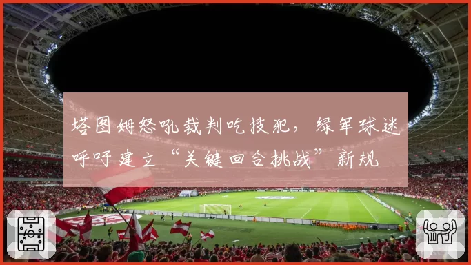 塔图姆怒吼裁判吃技犯,绿军球迷呼吁建立“关键回合挑战”新规